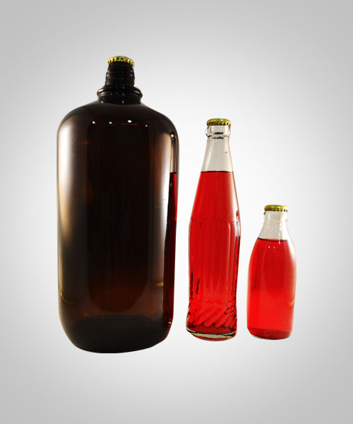 Glass bottle types